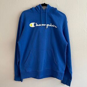 Champion Men's Blue Hoodie